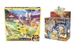 Pokemon TCG: Surging-Sparks Booster Display Box and Battle Academy Bundle Sealed - Image 1