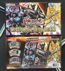 Yu-Gi-Oh! Near Mint Legendary Hero Decks Collector’s Box Set - Image 2