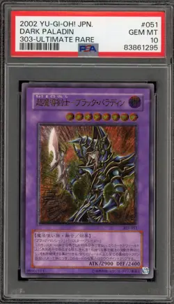 Yu-Gi-Oh! Dark Paladin Japanese Ultimate Rare 303-051 PSA 10 Gem Mint - Image 1