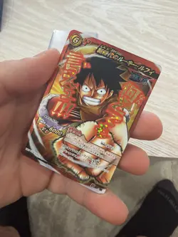 Monkey D Luffy - P OP 21 - One Piece Miracle Battle Carddass Card Japanese - Image 1