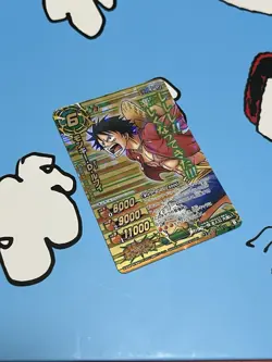2013 one piece miracle battle carddass j hero 1 luffy card - Image 1