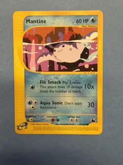 Mantine 77/144 Skyridge Regular Pokemon NM+/MT. NP Awesome Card - Image 1