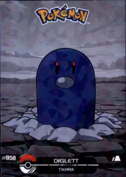 Pokemon Crystal Card Collection Shadow #050 Diglett Shattered Ice Holo - Image 1