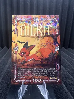 Nickit #100 - Cracked Ice Holo - Prisma Trick or Treat Cards - Pokemon - Image 1