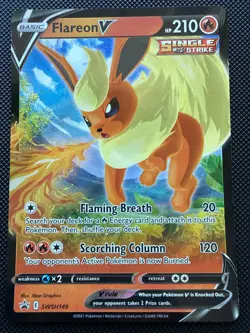Flareon V SWSH: Sword & Shield Promo Cards SWSH149 Near Mint NM - Image 1