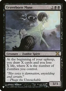 1x Graveborn Muse - The List NM-Mint, English Mystery Booster / The List MTG Mag - Image 1