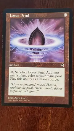 Lotus Petal Tempest EX/LP #294/350 MTG Magic the Gathering Artifact Rare - Image 3