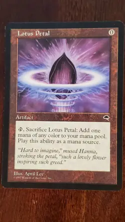 Lotus Petal Tempest EX/LP #294/350 MTG Magic the Gathering Artifact Rare - Image 5