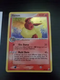 Pokemon TCG Flareon EX Unseen Forces 5/115 Holo Holo Rare - Image 1