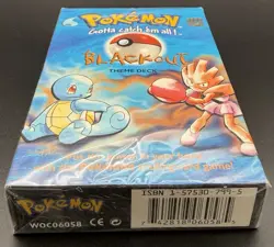 1999 Pokemon TCG Blackout Theme Deck Wizards of the Coast Sealed Mint!! - Image 4