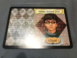 Vintage 2002 WOTC Harry Potter TCG Harry, Second Year Card 28/140 Near Mint - Image 1