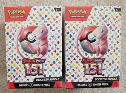 Pokemon Scarlet & Violet: 151 6-Pack Booster Bundle Lot of 2 820650853210 - Image 1