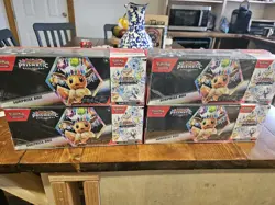 Pokemon Prismatic Evolution Surprise Box Booster Bundle Factory Sealed Lot of 4 - Image 1