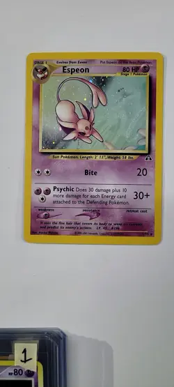 2001 POKEMON NEO DISCOVERY 1 ESPEON-HOLO - Image 1