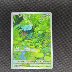 Bulbasaur 166/165 Scarlet & Violet 151 - Illustration Holo - Pokemon lot 1 - Image 1