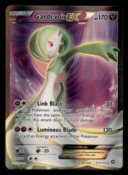 Pokemon TCG XY - Steam Siege #111/114 Gardevoir EX (Full Art) NM - Image 1
