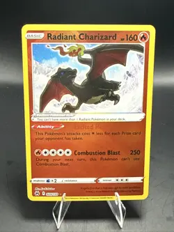 Pokemon TCG Radiant Charizard Crown Zenith 020/159 Holo Radiant Rare B - Image 2