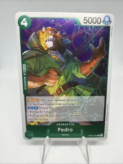 Pedro OP08-030 R Foil Rare Two Legends One Piece Card Game NM - Image 1