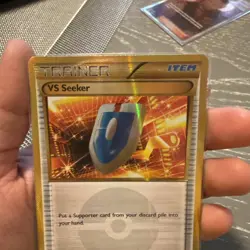 Pokemon Card VS Seeker 110/108 Secret Rare XY Roaring Skies Gold Rare - LP - Image 2