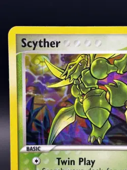 2005 Scyther Reverse Holo 46/115 EX Unseen Forces 2005 Pokemon Card Stamped Rare - Image 5