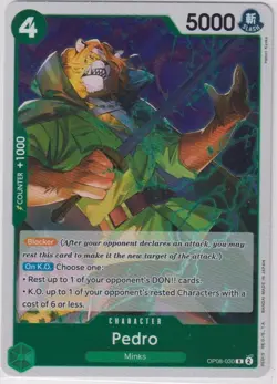 One Piece Card Game Pedro OP08-030 English - Image 1