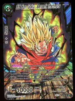 SS Son Goku Berserk Instincts BT20-121 SPR Foil Dragon Ball Super Card Game LP - Image 1
