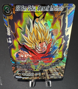 SS Son Goku Berserk Instincts BT20-121 SPR Foil Dragon Ball Super Card Game LP - Image 2