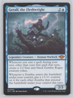 Geralf, the Fleshwright Normal M Outlaws of Thunder Junction 50 NM - Image 1