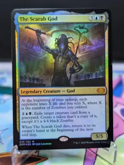 MTG Double Masters- The Scarab God 216 Foil - Image 1