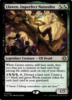 Lluwen, Imperfect Naturalist 232 ECL Lorwyn Eclipsed NM - Image 1