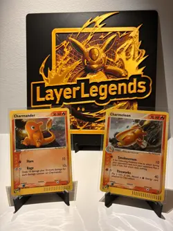 Pokemon TCG - Ex Dragon - Charmander (98/97) / Chameleon- (99/97) Secret Rare - Image 1