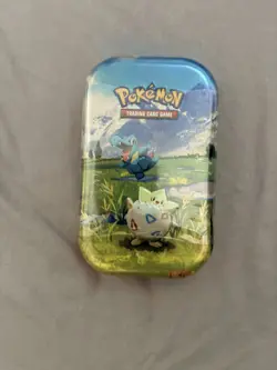 Pokemon TCG Mega Evolution Ascended Heroes Mini Tin Togepi & Totodile - Image 1