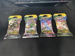 Pokemon Evolving Skies Full Art Set New Sealed Sleeved Blister Booster x4 Packs - Image 1
