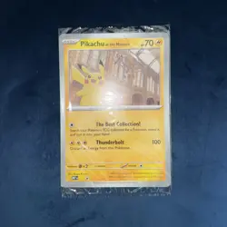 Pokemon TCG X Natural History Museum Pikachu At The Museum Jumbo Promo Sealed - Image 1
