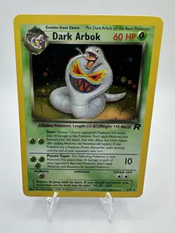 Dark Arbok Holo 2/82 - Team Rocket - Vintage - Pokemon TCG - Image 1