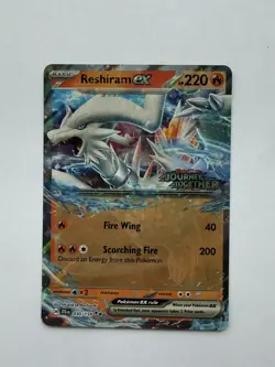 Pokemon TCG Reshiram ex 030/159 – Journey Together – Double Rare – Stamped – NM - Image 1