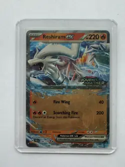 Pokemon TCG Reshiram ex 030/159 – Journey Together – Double Rare – Stamped – NM - Image 2