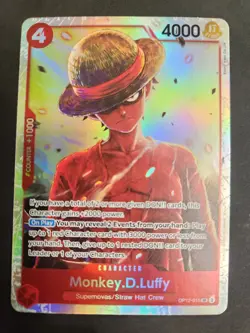 Monkey.D.Luffy OP12-015 - One Piece TCG - Legacy of the Master Foil NM English - Image 1