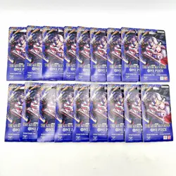 One Piece TCG: The Azure Sea's Seven Sleeved Booster OP-14 English - Lot of 18 - Image 1