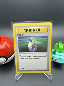 Pokemon Card Potion 94/102 1st Edition Base Set Shadowless Common - Image 1