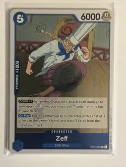 Zeff | OP03-047 R | Pillars of Strength | One Piece Card Game English - Image 1