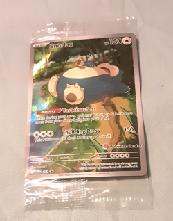 Pokemon Snorlax Pokemon Center Stamped 151 Sealed Promo Card - SVP 051 - Image 1