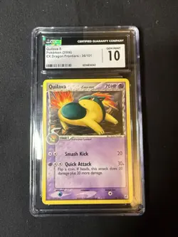 Pokemon EX Dragon Frontiers Quilava Card 36/101 Dragon Fire - Image 1