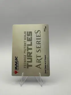 Food Chain 33/54 Art Series Gold Stamped - Teenage Mutant Ninja Turtles Art Card - Image 2