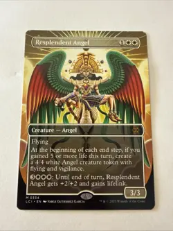 MTG Magic the Gathering LCI Lost Caverns of Ixalan Borderless Resplendent Angel - Image 1