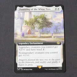 Flowering of the White Tree Extended Art 348 MTG Lord of the Rings (LTR) Rare NM - Image 1