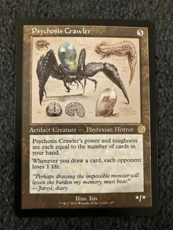Magic MTG Psychosis Crawler (Schematic) The Brothers' War Retro Frame Artifacts - Image 1