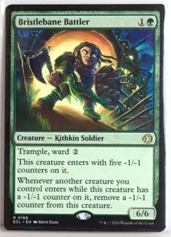 Bristlebane Battler [New, Near Mint] MTG Rare {Lorwyn Eclipsed} - Image 1