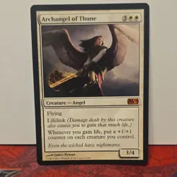 Magic: The Gathering Archangel of Thune Creature Core Set 2014 M14 White Regular - Image 1
