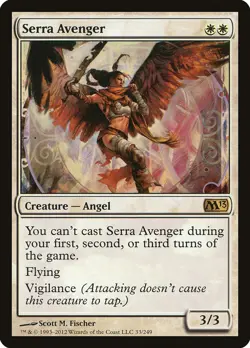 Serra Avenger 33 Rare Magic 2013 (M13) MTG - Image 1